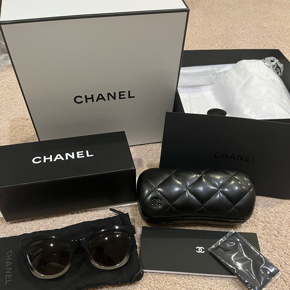 Chanel cat eye summer sunglasses